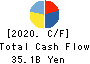 Nishimatsu Construction Co.,Ltd. Cash Flow Statement 2020年3月期