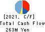 Nihon Knowledge Co,Ltd. Cash Flow Statement 2021年3月期