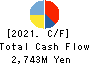 Shinnihonseiyaku Co.,Ltd. Cash Flow Statement 2021年9月期
