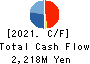 Japan System Techniques Co.,Ltd. Cash Flow Statement 2021年Mar期 Japan System Techniques Co.,Ltd. Cash Flow Statement 2021年3月期