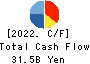 SANKYO CO.,LTD. Cash Flow Statement 2022年3月期