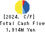 TOSHIN HOLDINGS CO.,LTD Cash Flow Statement 2024年4月期
