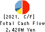 SUMIKEN MITSUI ROAD CO.,LTD. Cash Flow Statement 2021年3月期
