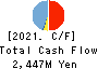 TSUCHIYA HOLDINGS CO.,LTD. Cash Flow Statement 2021年10月期
