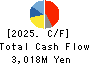 Tenryu Saw Mfg. Co.,Ltd. Cash Flow Statement 2025年Mar期 Tenryu Saw Mfg. Co.,Ltd. Cash Flow Statement 2025年3月期
