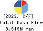 Chuetsu Pulp & Paper Co.,Ltd. Cash Flow Statement 2023年3月期