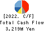 NITTOKU CO., LTD. Cash Flow Statement 2022年3月期