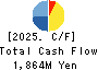 TOSHIN HOLDINGS CO.,LTD Cash Flow Statement 2025年4月期