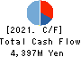 FALCO HOLDINGS Co.,Ltd. Cash Flow Statement 2021年Mar期 FALCO HOLDINGS Co.,Ltd. Cash Flow Statement 2021年3月期