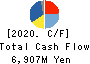 RISO KAGAKU CORPORATION Cash Flow Statement 2020年3月期