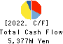 Kitagawa Corporation Cash Flow Statement 2022年3月期