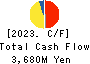 Toyo Gosei Co.,Ltd. Cash Flow Statement 2023年3月期