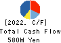 ODAWARA AUTO-MACHINE MFG.CO.,LTD. Cash Flow Statement 2022年12月期