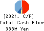 DAIWA COMPUTER CO.,LTD. Cash Flow Statement 2021年7月期