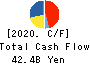 Nojima Corporation Cash Flow Statement 2020年3月期