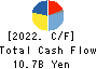 Earth Corporation Cash Flow Statement 2022年12月期