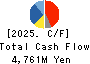 Nippon Carbide Industries Company,Inc. Cash Flow Statement 2025年Mar期 Nippon Carbide Industries Company,Inc. Cash Flow Statement 2025年3月期