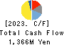 RYODEN CORPORATION Cash Flow Statement 2023年Mar期 RYODEN CORPORATION Cash Flow Statement 2023年3月期