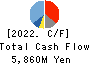 MATSUMOTO YUSHI-SEIYAKU CO.,LTD. Cash Flow Statement 2022年3月期