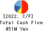 SUKEGAWA ELECTRIC CO.,LTD. Cash Flow Statement 2022年9月期