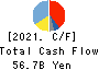NOK CORPORATION Cash Flow Statement 2021年Mar期 NOK CORPORATION Cash Flow Statement 2021年3月期
