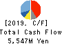 MATSUMOTO YUSHI-SEIYAKU CO.,LTD. Cash Flow Statement 2019年3月期
