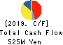 AKIKAWA FOODS & FARMS CO.,LTD. Cash Flow Statement 2019年3月期