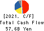 YAKULT HONSHA CO.,LTD. Cash Flow Statement 2021年3月期