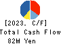Souken Ace Co., Ltd. Cash Flow Statement 2023年3月期