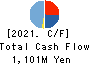 Core Concept Technologies Inc. Cash Flow Statement 2021年12月期