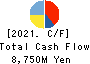 MEDIUS HOLDINGS Co.,Ltd. Cash Flow Statement 2021年Jun期 MEDIUS HOLDINGS Co.,Ltd. Cash Flow Statement 2021年6月期