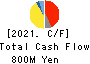 ASAHI KAGAKU KOGYO CO.,LTD. Cash Flow Statement 2021年8月期