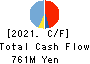 User Local,Inc. Cash Flow Statement 2021年Jun期 User Local,Inc. Cash Flow Statement 2021年6月期