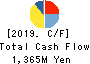 ICHISHIN HOLDINGS CO.,LTD. Cash Flow Statement 2019年2月期
