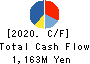 SUZUYO SHINWART CORPORATION Cash Flow Statement 2020年3月期