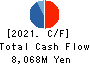 FJ NEXT HOLDINGS CO., LTD. Cash Flow Statement 2021年Mar期 FJ NEXT HOLDINGS CO., LTD. Cash Flow Statement 2021年3月期