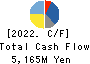 MATSUOKA CORPORATION Cash Flow Statement 2022年3月期