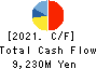 TOKAI Corp. Cash Flow Statement 2021年3月期