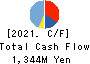 AKIBA Holdings Co., Ltd. Cash Flow Statement 2021年Mar期 AKIBA Holdings Co., Ltd. Cash Flow Statement 2021年3月期