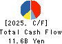 KAWADA TECHNOLOGIES,INC. Cash Flow Statement 2025年Mar期 KAWADA TECHNOLOGIES,INC. Cash Flow Statement 2025年3月期