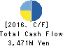 INTELLEX Co.,Ltd. Cash Flow Statement 2016年May期 INTELLEX Co.,Ltd. Cash Flow Statement 2016年5月期