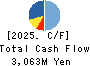 Morozoff Limited Cash Flow Statement 2025年1月期