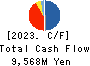 Kasumigaseki Capital Co.,Ltd. Cash Flow Statement 2023年8月期