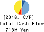 NAKANIPPON CASTING CO.,LTD. Cash Flow Statement 2016年Mar期 NAKANIPPON CASTING CO.,LTD. Cash Flow Statement 2016年3月期