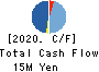 YUMEMITSUKETAI Co.,Ltd. Cash Flow Statement 2020年3月期