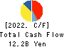 FUSO CHEMICAL CO.,LTD. Cash Flow Statement 2022年Mar期 FUSO CHEMICAL CO.,LTD. Cash Flow Statement 2022年3月期