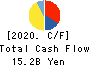 Maruzen Showa Unyu Co.,Ltd. Cash Flow Statement 2020年3月期