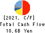 Shin-Etsu Polymer Co.,Ltd. Cash Flow Statement 2021年3月期