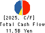 SINFONIA TECHNOLOGY CO.,LTD. Cash Flow Statement 2025年Mar期 SINFONIA TECHNOLOGY CO.,LTD. Cash Flow Statement 2025年3月期