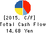 U-Shin Ltd. Cash Flow Statement 2015年11月期
